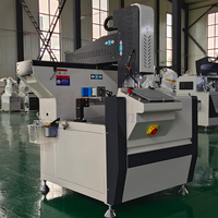Perfil de aluminio CNC, enrutador de copia de tres ejes, orificio de bloqueo de puerta, fresadora de perforación de aluminio, maquinaria para hacer ventanas y puertas