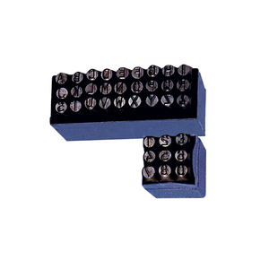 Cadre de scie à frettes en acier inoxydable bleu 300 mm avec poignée blanche, modèle 568, pour outils de fabrication de bijoux, fabrication de moules/Service d'échantillonnage - Product Image 1