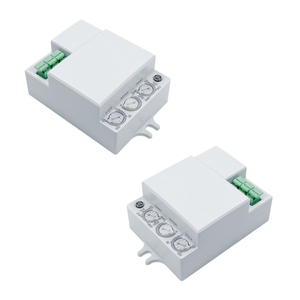 AC220V Smart Microwave <span class=keywords><strong>Radar</strong></span> Sensor Switch Pequeno Ajustável LED Light 360 Graus <span class=keywords><strong>Detector</strong></span> de Movimento do Corpo Humano para a parede do teto - Product Image 1