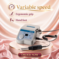 Micromoteur professionnel populaire chinois pour ponceuse à ongles, moteur à balais 35000 tr/min, type de prise US/EU, construction en plastique, 65W, 4.5Ncm max.