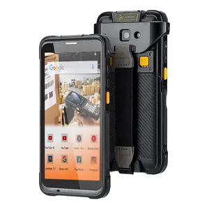 Ip68 5.5 pollici robusto Pda palmare Pda Android 11 raccoglitore dati 2D Scanner di codici a barre Rfid impronte digitali 4G Android Pdas industriali