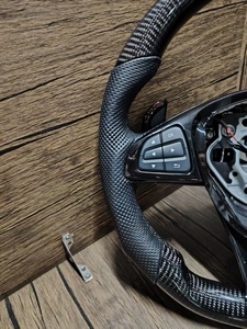 Volante Sportivo in Fibra di Carbonio e Pelle Personalizzato per Mercedes-Benz <span class=keywords><strong>AMG</strong></span> <span class=keywords><strong>GT</strong></span> 63 CLS CLA C300 E200 <span class=keywords><strong>AMG</strong></span> A45 <span class=keywords><strong>GT</strong></span> - Product Image 2