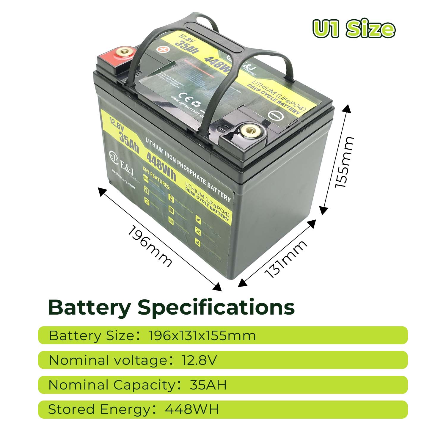 Lifepo4-batería recargable de alta calidad, paquete de baterías de