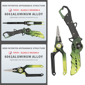 Pinza da pesca multifunzionale in acciaio inossidabile regalo da pescatore forbici autobloccanti pinza per pesci pinza per la rimozione del gancio pinze da pesca - Product Image 6