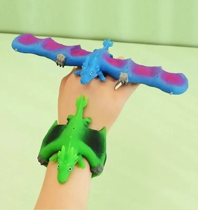 Thiết Kế Mới Vui Khủng Long Hình Dạng Dây Đeo Cổ Tay Tpr Nhựa Vỗ Vòng Tròn Tát Vòng Đeo Tay Trẻ Em Đảng Ủng Hộ Đồ Chơi Bóp Fidget Đồ Chơi - Product Image 3