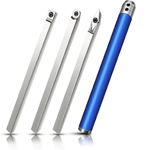 6 pièces/ensemble outils de tour à bois en carbure <span class=keywords><strong>Pro</strong></span> poignée interchangeable insérer Cutter ensemble d'outils de tournage du bois - Product Image 1