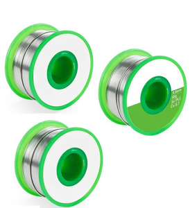 Fil de soudure étain-plomb Sn60Pb40 sans nettoyage, âme en colophane, haute pureté, haute activité, 0.6mm 0.8mm 1.0mm 1.2mm 1.5mm 2.0mm, OEM HongSheng - Product Image 1