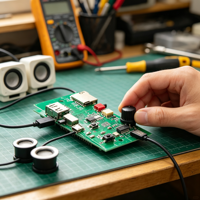 Carte PCBA d'amplificateur stéréo HiFi, carte de circuit d'amplificateur de puissance audio pour haut-parleur DIY