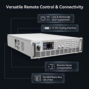 แหล่งจ่ายไฟฟ้าแบบสองทิศทาง 1000V 15A 6kW สำหรับการทดสอบวิจัยและพัฒนาในห้องปฏิบัติการ - Product Image 1