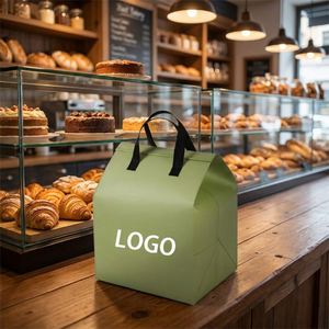 Reusable 30L Thermal <b>Carrier</b> Cooler Bag Aluminum Foil Nonwoven Fabric for Bakery Insulation <b>Cake</b> Delivery Freshly Baked <b>Cakes</b> - Product Image 1