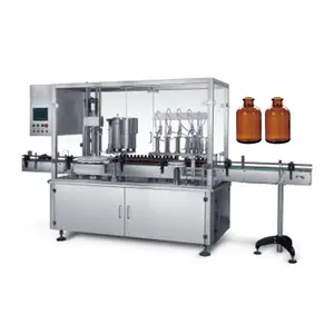 Automatic linear piston bottle 10-500ml commodity for bottle syrup oral liquid filling machine