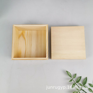 Caja de Almacenamiento de Madera de Pino, Rectangular, con Tapa, para Joyería, Tamaño Personalizable, Embalaje General - Product Image 3