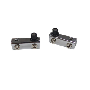 Modern Chrome Stainless Steel Glass Clamp Set Soft Close Feature 180 Opening Small Frameless Pivot <strong>Hinge</strong> <strong>Door</strong> Window <strong>Hinges</strong> - Product Image 2