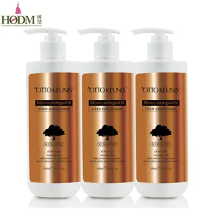 ราคาโรงงาน OEM ผลิตภัณฑ์ดูแลเส้นผมน้ํามัน Argan Elixir แชมพูและครีมนวดผมชุดสําหรับผมทุกประเภท