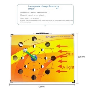 Boîte de démonstration des phases de la lune pour l'enseignement de la géographie et de l'<span class=keywords><strong>astronomie</strong></span>, instrument pédagogique, modèle en plastique - Product Image 4
