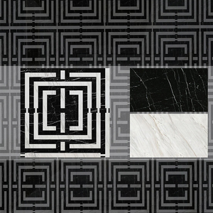 Bằng tia nước tự nhiên sang trọng đá cẩm thạch khảm mô hình gạch lát sàn thiết kế hiện đại phong cách tự nhiên đá gạch lát sàn tường gạch - Product Image 6