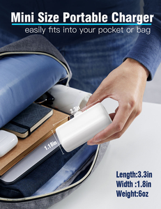 Banque d'alimentation sans fil haute capacité 10000mAh, charge rapide 22.5W, type-C pour interfaces, portable pour téléphones mobiles, <span class=keywords><strong>option</strong></span> personnalisée - Product Image 4