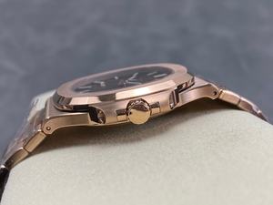 Reloj Mecánico Sumergible de la Mejor Calidad para Buceo, 40 mm, Fábrica DDF, Movimiento ETA 324, 5711, Peso 141 g, Oro Rosa, Marrón, PP - Product Image 4