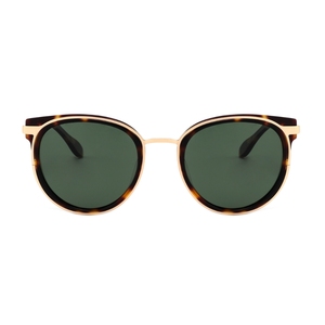 Gafas de sol tipo ojo de gato para mujer, lentes marrones degradados con montura completa, protección UV 100%, protección solar para adultos - Product Image 6