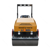 Compacteur à béton professionnel à double tambour, rouleau vibratoire de 3 tonnes, rouleau compresseur routier, rouleau compresseur d'asphalte