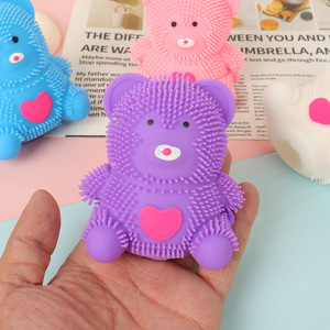 Furry Bear Squeezable Toy TPE Soft Stress Relief Unisex Fidget Toy - Product Image 3