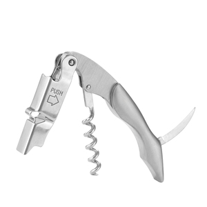 <span class=keywords><strong>Tire</strong></span>-<span class=keywords><strong>bouchon</strong></span> 3 en 1 pour serveur Ouvre-bouteille de bière en acier inoxydable à double charnière pour sommelier <span class=keywords><strong>Tire</strong></span>-<span class=keywords><strong>bouchon</strong></span> à <span class=keywords><strong>lame</strong></span> courte - Product Image 5
