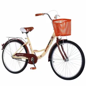 廉价女士城市自行车女士16-26英寸男女通用/优质自行车适合年轻人成人城市自行车/c