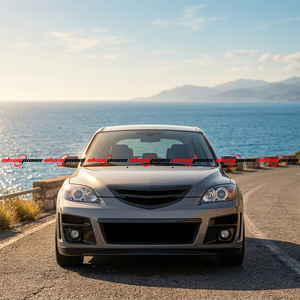 Nuovo Kit Carrozzeria in Fibra di Vetro (FRP) Grezzo per <span class=keywords><strong>3</strong></span> Hatchback X Sport Style - Paraurti Anteriore/Posteriore, Minigonne Laterali, Parti Aerodinamiche JDM Tuning - Product Image 3