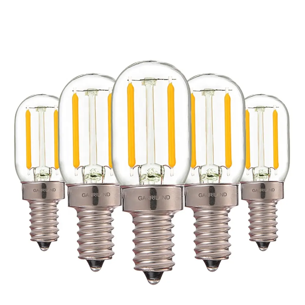 1W T20 LED מקרר אור הנורה E14 LED חיסכון באנרגיה SES LED פיגמי הנורה קטן מכשיר מנורת 360 תואר בית תאורה חם צבע