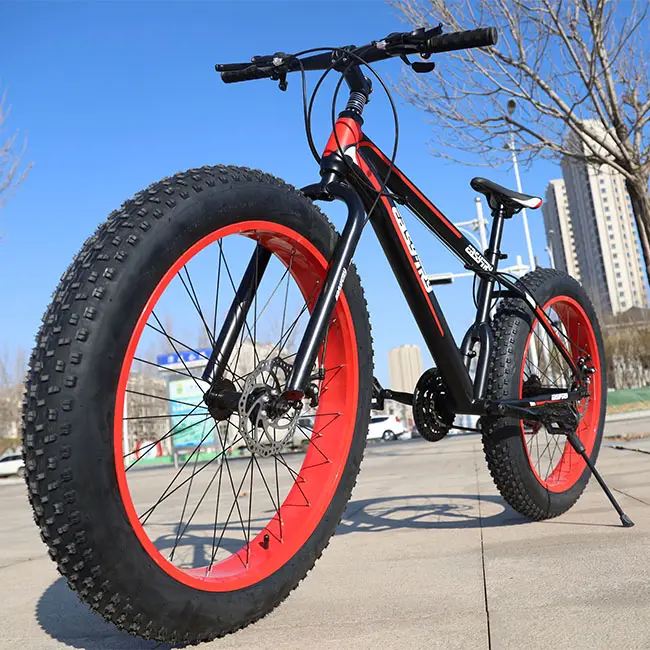 Venda quente bicicleta 26 polegadas mountain bike 21 velocidade mtb gordura bicicleta para homem gordura bicicleta