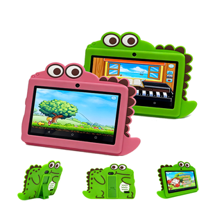 Tablet Educativa de 7 Pulgadas para Juegos y Aprendizaje Escolar con Google Play, Android 15, 4+64GB, Wi-Fi, Funda Protectora Anti-Caídas, Juguetes para Gatos - Product Image 1