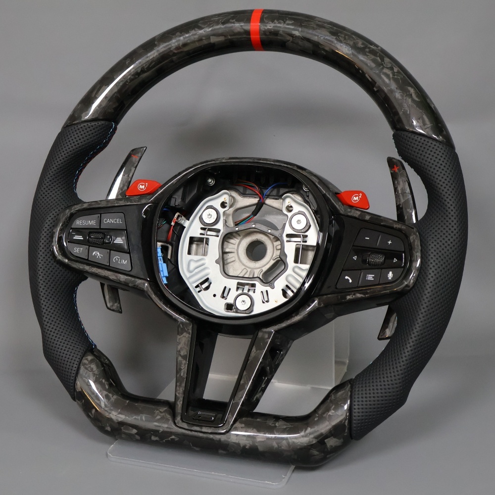 Compatible CS Forged Carbon Fiber Steering Wheel (BMW Fitment), photo 5
