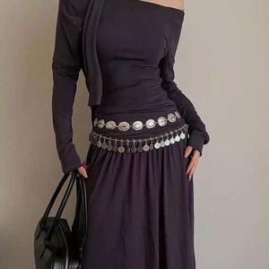 New Bohemian High-End Fashion Women's Dress Pants Vintage Ethnic Style <b>Waist</b> <b>Chain</b> All-Match Metal Belt Sexy Body Jewelry Alloy - Product Image 5