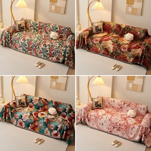 Nouvelle Housse de Canapé Jacquard Luxe Léger Style <span class=keywords><strong>Chinois</strong></span>, Motif Dessin Animé, Quatre Saisons, Anti-griffures pour Chat, Six Couleurs, Type Serviette, <span class=keywords><strong>Secret</strong></span> - Product Image 5