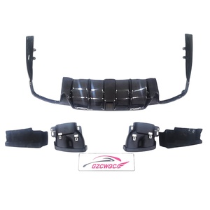 Para <span class=keywords><strong>Mercedes</strong></span> Benz Clase <span class=keywords><strong>E</strong></span> W238 Coupe E200 <span class=keywords><strong>300</strong></span> difusor trasero de estilo B S de fibra de carbono modificado - Product Image 1
