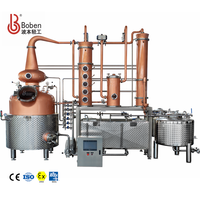 Boben 100L 200L 300L Équipement de distillation en cuivre, Machine à vin, Chaudière de distillation, Distillateur de liqueur, Alambic