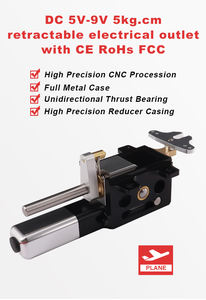 Juego de tren de aterrizaje retráctil eléctrico de 25kg, adecuado para aviones Vortex <span class=keywords><strong>Jet</strong></span> de 6 ~ 12kg, 10 piezas de alta precisión, 160g/142g - Product Image 4
