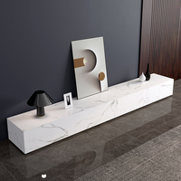 Table basse et meuble TV combinés en roche, style simple, mobilier italien, support TV de luxe léger - Vente en gros usine