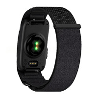 Correa de Repuesto Deportiva de Nailon Tejido Estilo Oficial Personalizada Bandjoy, Correa de Muñeca Suave y Transpirable para la Pulsera Inteligente Garmin CIRQA
