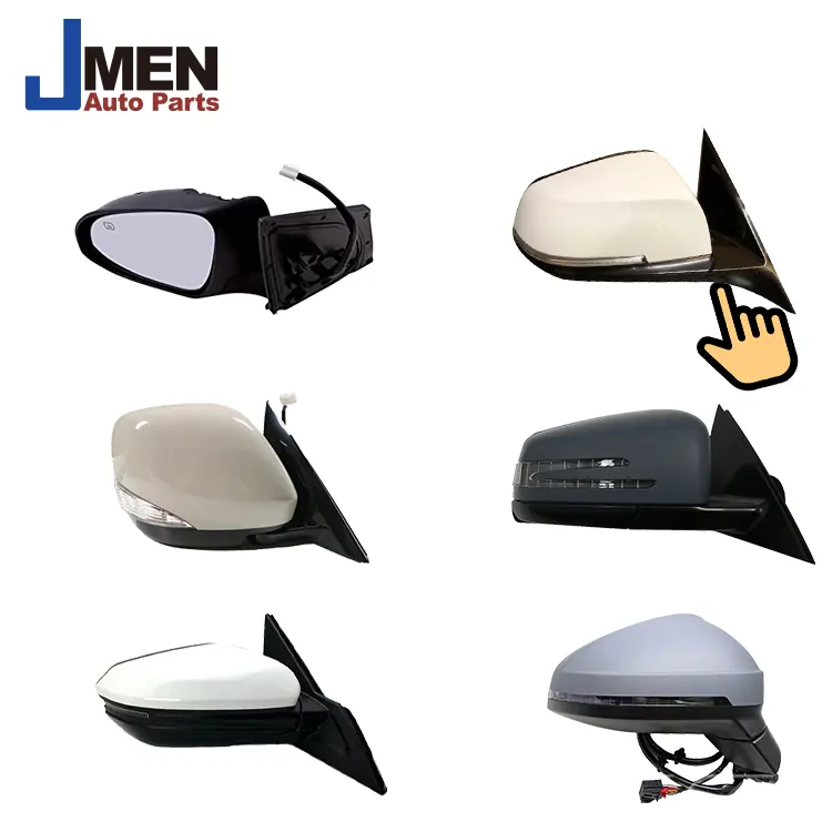 Jmen for BMW 7 Series F01 F02 G11 G12 Car Mirror & rear Glass side view car Door Auto Body Spare Parts