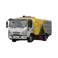 SCDWES IOS Sertifikalı 180KW Güçlü 3.5m Süpürme Genişliğine Sahip Islak/Kuru Çift Kullanımlı Yol Süpürme Makinesi 89km/s Hız 95% Verimlilik Otoyol 5000mm