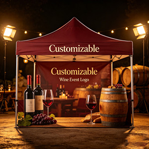 Tonnelle portable de haute qualité pour événements, installation facile, pliage instantané, abri solaire pour promotion commerciale et marché de puces en extérieur - Product Image 2
