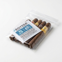 Pochette humidor à cigares personnalisée, sac plastique refermable, barrière anti-humidité, emballage cadeau