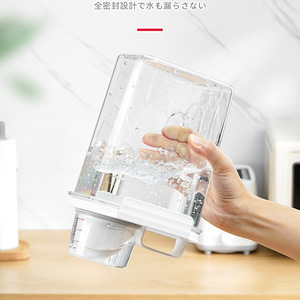Grain Storage Box Rectangle Sealed Lid Moisture Proof Rice Container Kitchen Food Storage Jar - Product Image 4