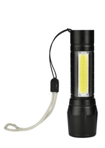 Mini Hợp kim nhôm chiến thuật đèn pin COB + XPE LED USB sạc IP55 không thấm nước Keychain với 4 chế độ & Kính thiên văn zoom - Product Image 6