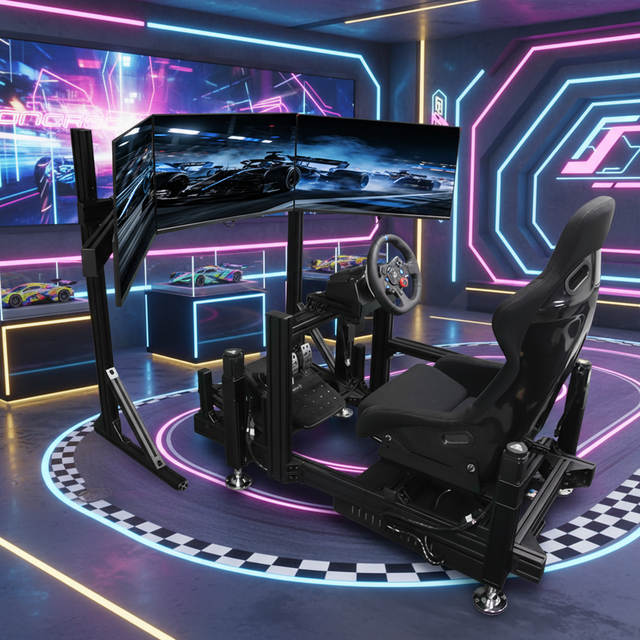 Hot Sale Sim Racing Cockpit 3 DOF Motion F1 Car Driving Racing Game Simulator with Aluminum Profile Reinforce Structure