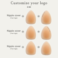 Autocollants de poitrine sans couture pour femmes Silicone Triangle poitrine collante couvre-seins couvre-mamelon Invisible Pasties pétale autocollants Patch