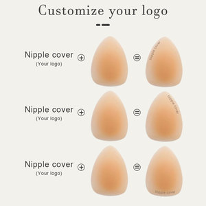 Autocollants de poitrine sans couture pour femmes Silicone Triangle poitrine collante couvre-seins couvre-mamelon Invisible Pasties pétale autocollants Patch - Product Image 6