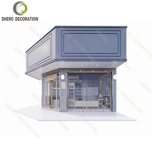 Comptoir de présentation en bois personnalisé pour <span class=keywords><strong>boulangerie</strong></span> Vitrine de présentation pour <span class=keywords><strong>boulangerie</strong></span> Design de comptoir pour café en vente - Product Image 3