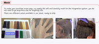 Outils de formation ou d'éducation pour l'intégration de tresses capillaires : Anneau de couleurs, Maille, Aiguilles, Perles micro-anneaux, Fil de nylon, Patch en PU, Dentelle pour toupet